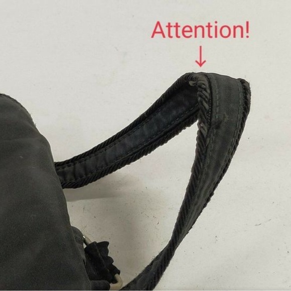 Prada Tessuto Nylon mini Backpack, vintage 2000s black authentic - Picture 15 of 15